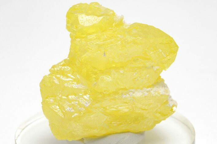 Lemon-Yellow Sulfur Crystal - Italy #207671